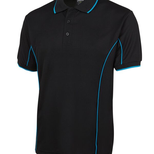 PODIUM S/S PIPING POLO Thumbnail