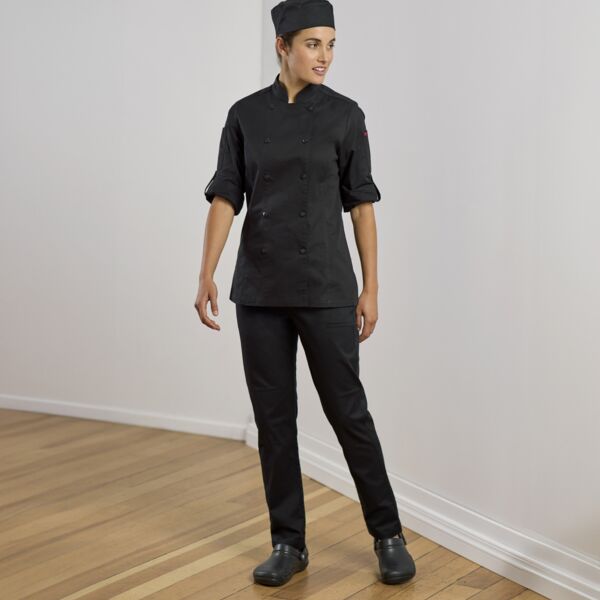 Womens Gusto Long Sleeve Chef Jacket Thumbnail