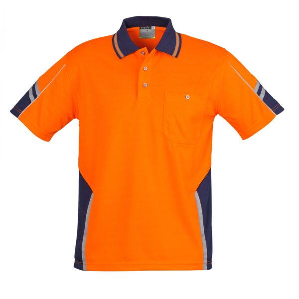 Mens Hi Vis Squad Short Sleeve Polo Thumbnail
