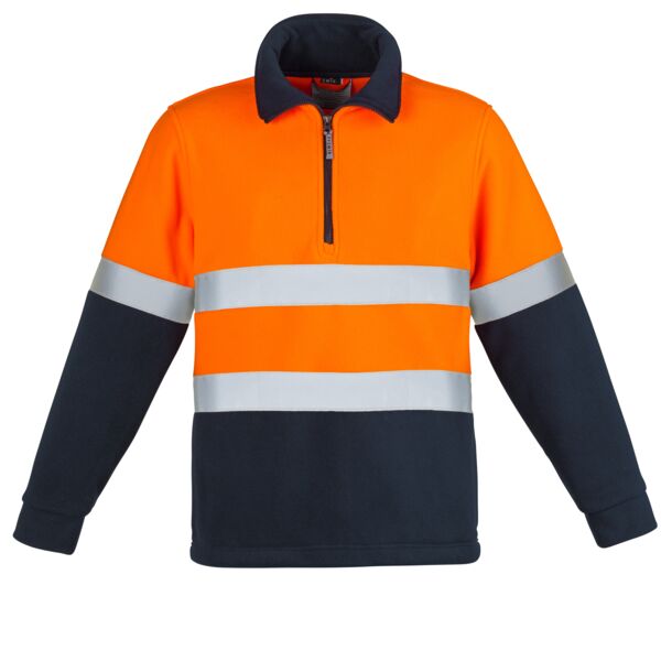 Unisex Hi Vis Polar Fleece Pullover - Hoop Taped Thumbnail