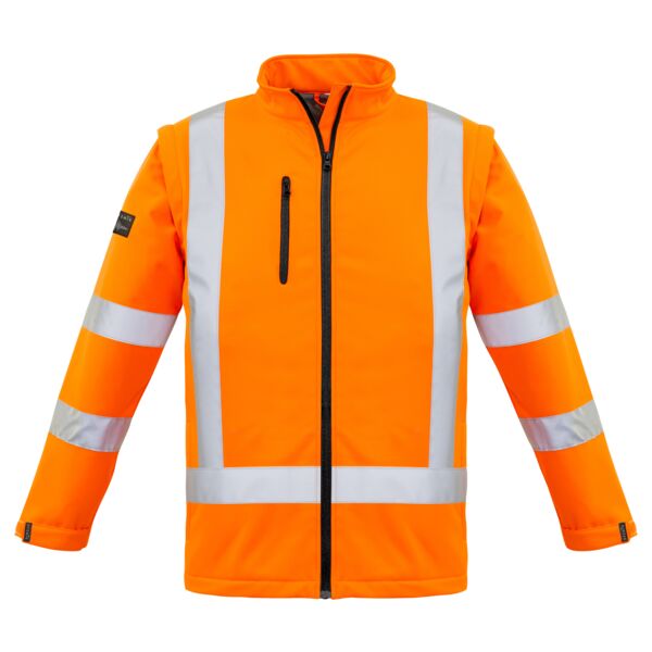 Unisex Hi Vis X Back 2 In 1 Softshell Jacket Thumbnail