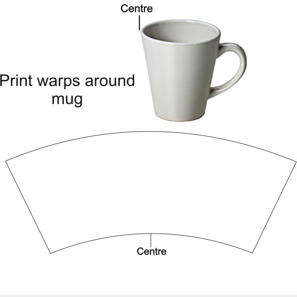 Latte Mug 12oz Ceramic Thumbnail